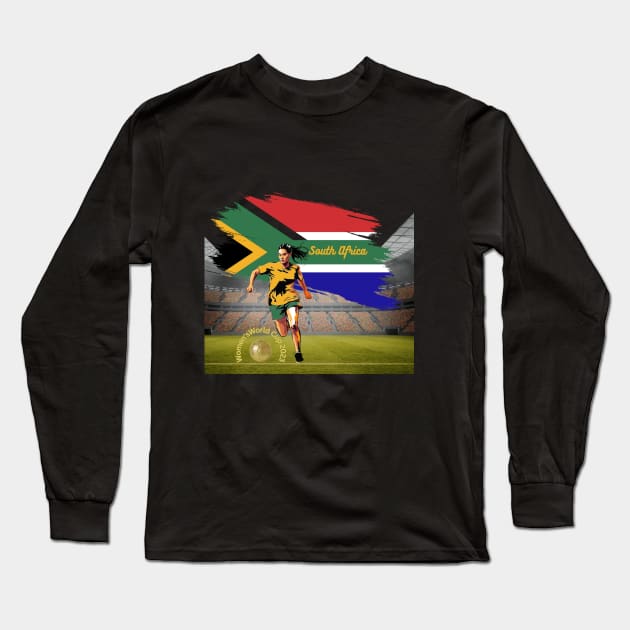 South Africa football Shirts, Unisex T-Shirt, Women’s World Cup, soccer t-shirts, football t-shirts, women’s football, South Africa football Long Sleeve T-Shirt by Clinsh Online 